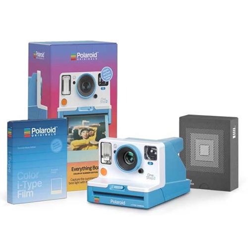 Cámara instantánea Polaroid OneStep 2VF Summer Blue + Película Kit