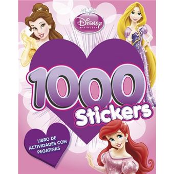 Princesas. Libro de actividades con 1.000 pegatinas