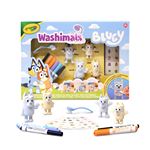 Washimals Bluey Set 4 Mascotas Con Stickers
