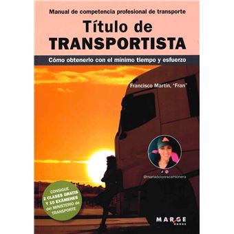 Título de transportista. Manual de competencia profesional d