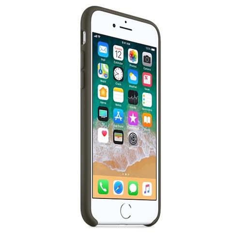 Funda Apple Silicone Case para iPhone 8/7 Oliva oscuro - Funda para  teléfono móvil