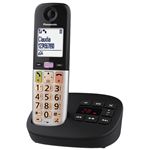 Teléfono fijo inalámbrico Panasonic Dect KX-TGU430EXB Negro y Plata