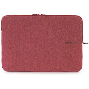 Funda para portátil de tela roja oscura de 17.3 pulgadas, funda roja para  computadora portátil 17