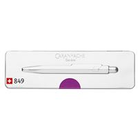 Bolígrafo Caran d'Ache Pop Línea metal X violeta con estuche