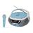Radio CD portátil Daewoo DBU-59 karaoke azul_0