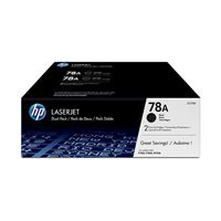 Pack dos tóner HP CE278AD Negro