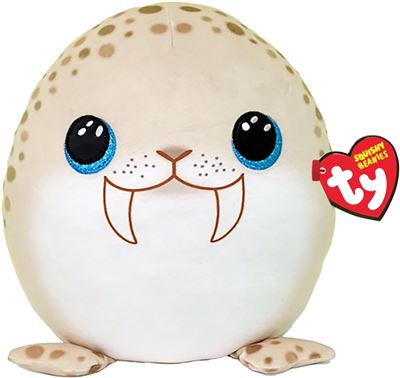 Peluche ty squishy beanies morsa toofers 25cm