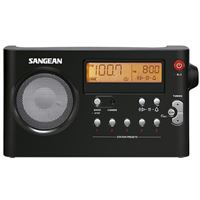 Radio portátil AM/FM Sangean PR D7 Negro