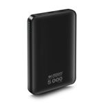 Powerbank Urban Factory Juicee Max 5000mAh USB-C a USB-A Negro