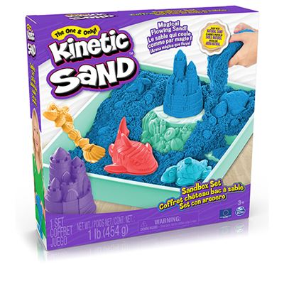 Set Kinetic Sand Sandbox azul - Comprar en Fnac