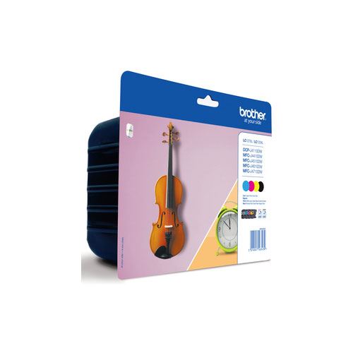 Pack De Cartucho De Tintas 4 Colores (Cmyk) Brother Lc-127Xlvalbp