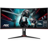 Monitor gaming curvo AOC CU34G2X/BK 34" QHD 144Hz