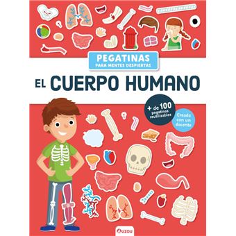 Pegatinas para mentes despiertas. El cuerpo humano