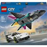 Lego city 60489 jet vs. Coche