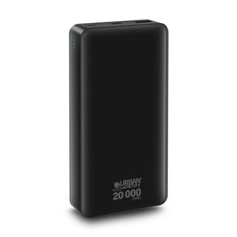 Powerbank Urban Factory Juicee Max 20000mAh USB-C a USB-A Negro