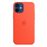 Funda de silicona con MagSafe Apple Naranja elécrico para iPhone 12 mini