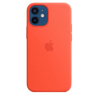 Funda de Silicón con MagSafe para iPhone 12 y 12 Pro Naranja