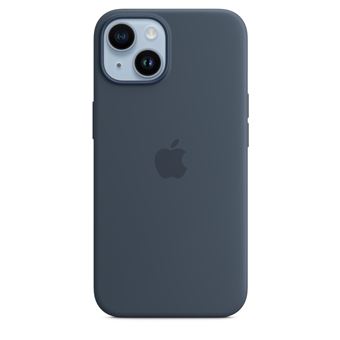 Funda de silicona Apple con MagSafe Azul tormenta para iPhone 14