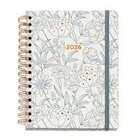 Agenda 2026 Miquelruis Plus Wire-O Día Página Bouquet Arno