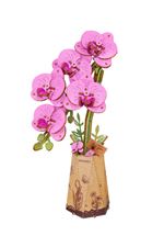 Puzzle 3D Diy Robotime Purple Moth Orchid
