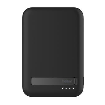 Powerbank inalámbrica Belkin BoostCharge Pro 8000mAh Qi2 con soporte Negro