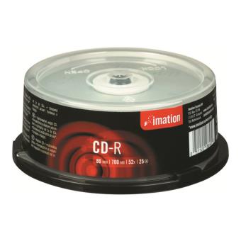 Imation Pack de 25 CD-R 700MB