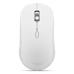 Ratón inalámbrico silencioso Lenovo Yoga Blanco concha marina