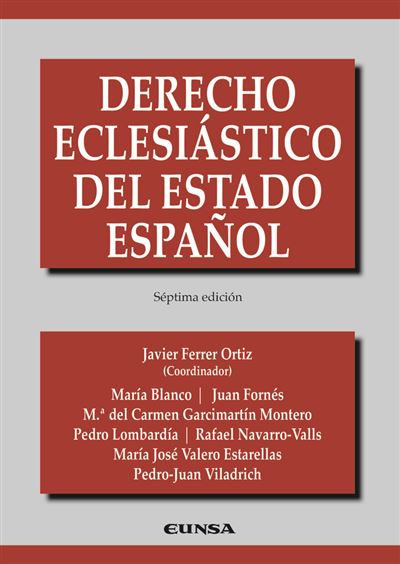 Eunsa. Ediciones Universidad De Nav Rosa Derecho Eclesiástico Del Estado Español