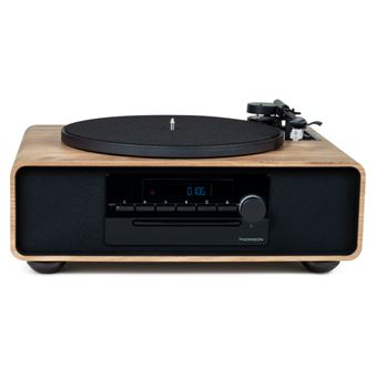 Tocadiscos Bluetooth Thomson MIC300TT con radio y CD 60W