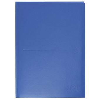 Agenda anual 2021 Oxford A5 Classic día por página azul - 1