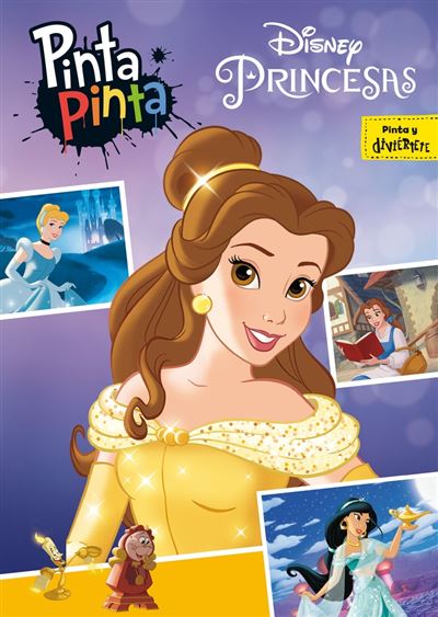 Libros Disney Princesas - Pinta Pinta - Disney-Princesas (Autor), S. A. Editorial Planeta (Traducción)