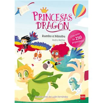 Princesas Dragón: Rumbo a Nánabu Cuaderno de pegatinas