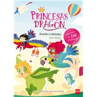 Princesas Dragón: Rumbo a Nánabu Cuaderno de pegatinas