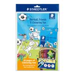 Pack Staedler 12 Lápices Color + Cuaderno Colorear