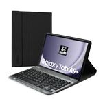 Funda con teclado Bluetooth Subblim Keytab Pro Negra para Samsung Galaxy Tab A9+ 11"