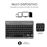 Funda con teclado Bluetooth Subblim Keytab Pro Negra para Samsung Galaxy Tab A9+ 11"