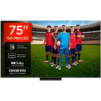 TV QD-Mini LED 75" TCL 75C6K Pro 4K UHD Smart TV