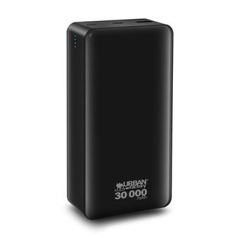 Powerbank Urban Factory Juicee Max 30000mAh USB-C a USB-A Negro