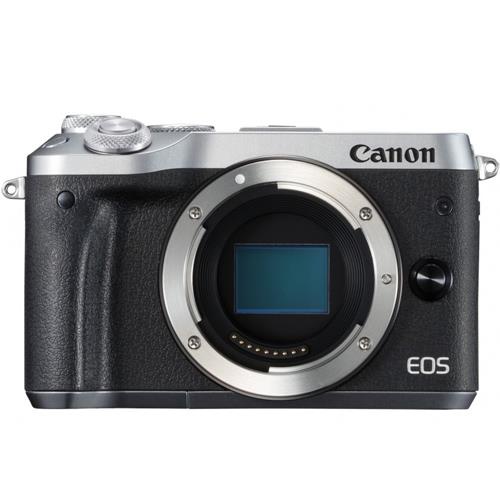 Evil Canon Eos m6 body silver cuerpo plata 242 mp nu mirrorless 24.2 100 25600