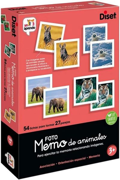 Yo aprendo. Foto. Memo de animales