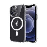 Funda 4-ok Magnet circle QI Transparente para iPhone 14 Pro