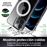 Funda 4-ok Magnet circle QI Transparente para iPhone 14 Pro