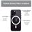 Funda 4-ok Magnet circle QI Transparente para iPhone 14 Pro
