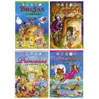 Escenarios con pegatinas (4 títulos)