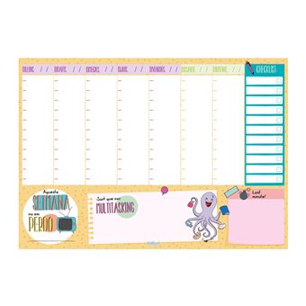 Planificador Finocam A4 semanal Talkual pro atemporal catalán - 1