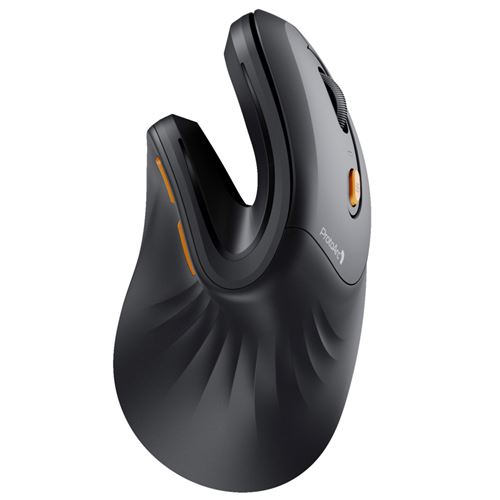 Ratón Vertical Ergonómico Inalámbrico Protoarc Em11 Nl Negro