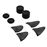 Kit Grips & Triggers 8 en 1 Blackfire PS5