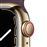 Apple Watch S7 41 mm LTE Caja de acero inoxidable Oro y correa deportiva cereza oscuro