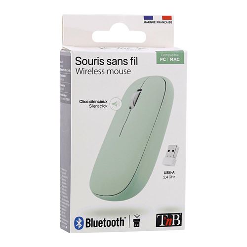 Subblim Dual Flat Mouse Ratón Inalámbrico Bluetooth Gris