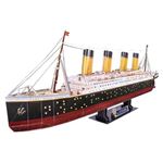 World Brands Puzzle 3D Titanic Con Luces Led 266 Piezas - Imagen 3